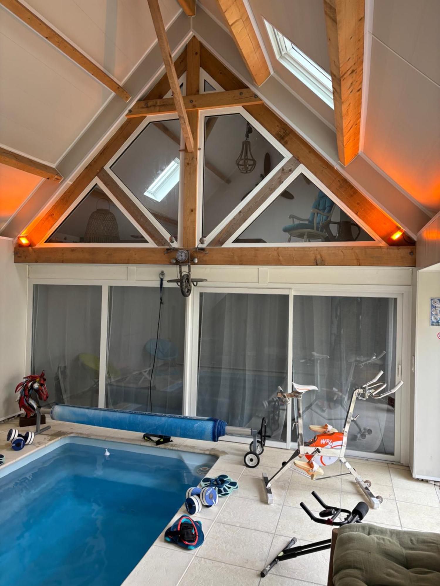 Villa Fontaine Avec Piscine Interieur Chauffee-Maison De Campagne Familiale -Ideal Vacances Ou Sejour Professionnel -3 Chambres-Bureau Separe -Lit Bebe - Parking Facile & Gratuit 외부 사진
